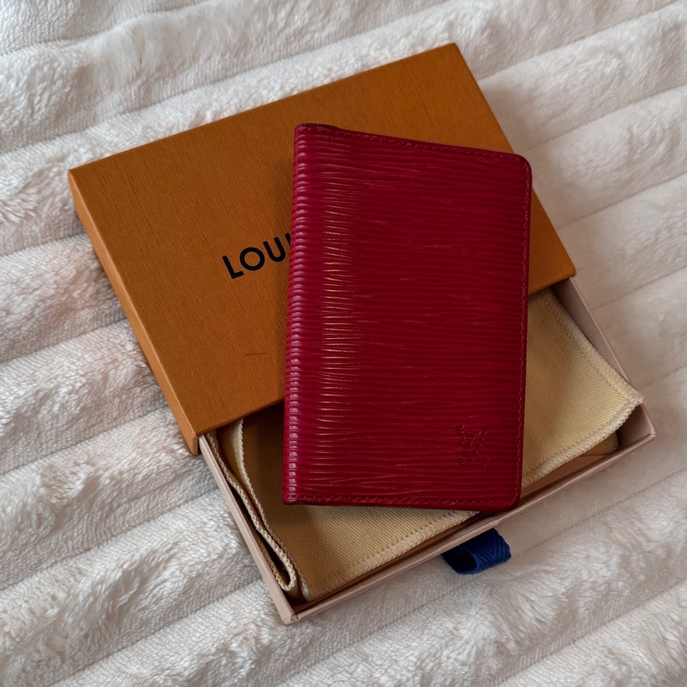 Louis Vuitton Red EPI Wallet